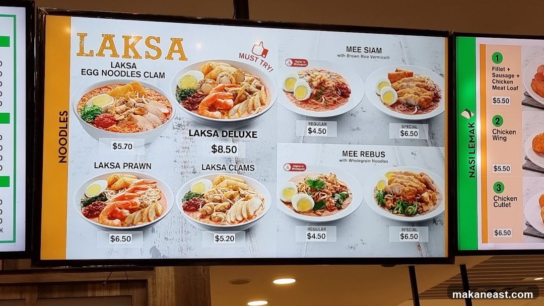 Laksa Menu