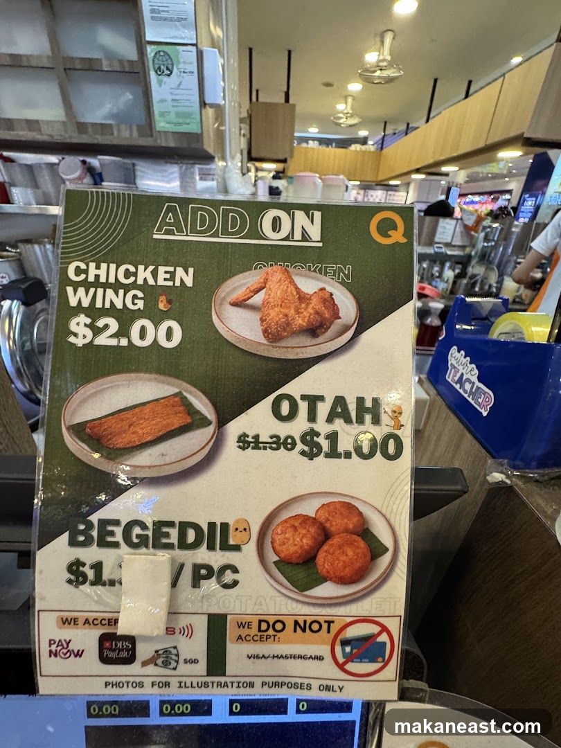 Add On Menu