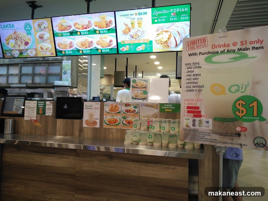 Food Stall Menu and Drinks Offer