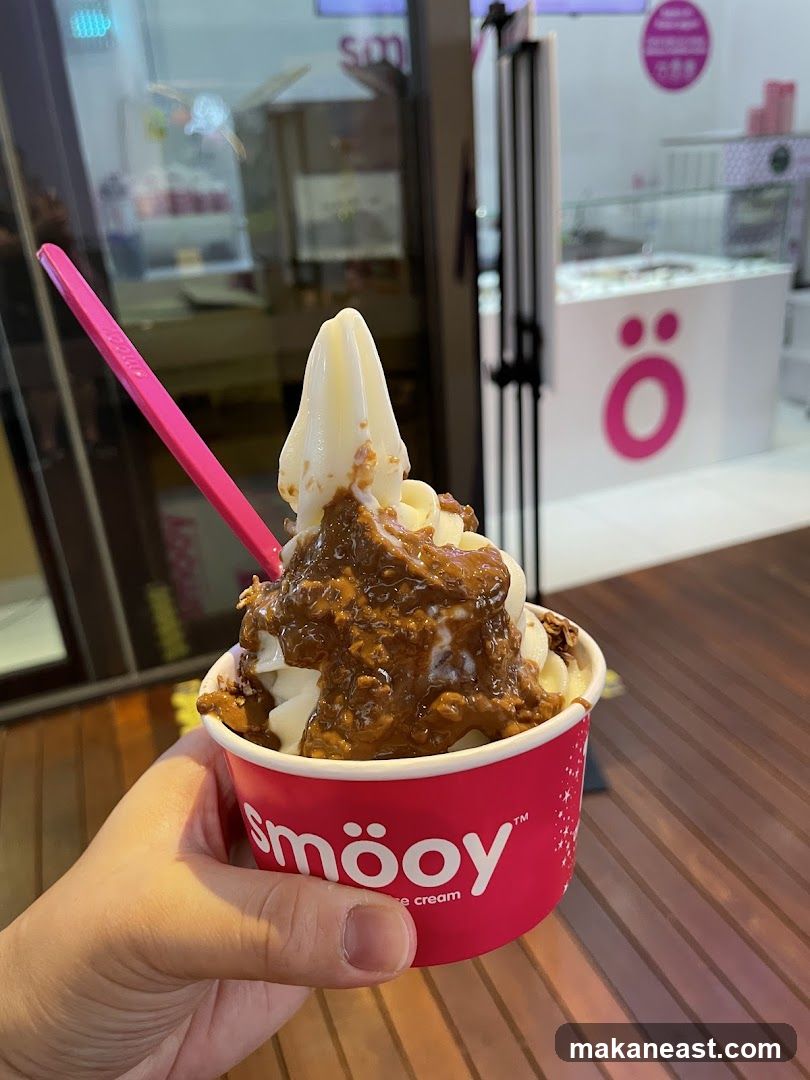Frozen Yogurt with Toppings