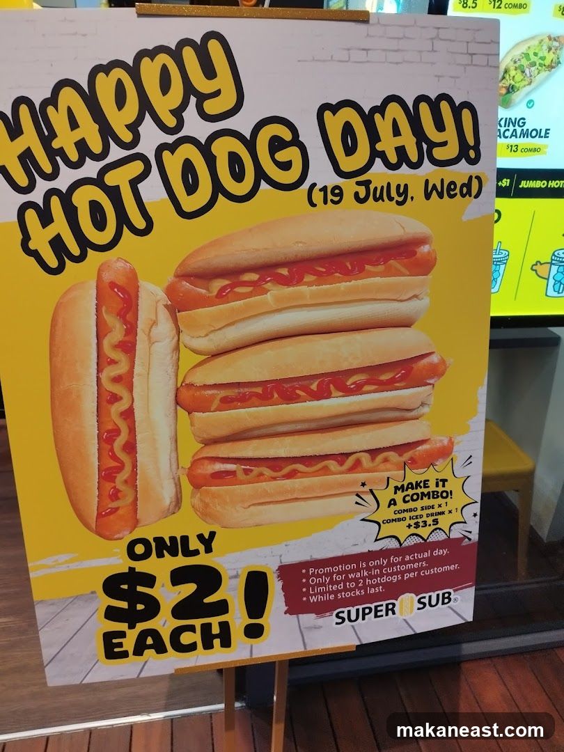 Happy Hot Dog Day Promotion