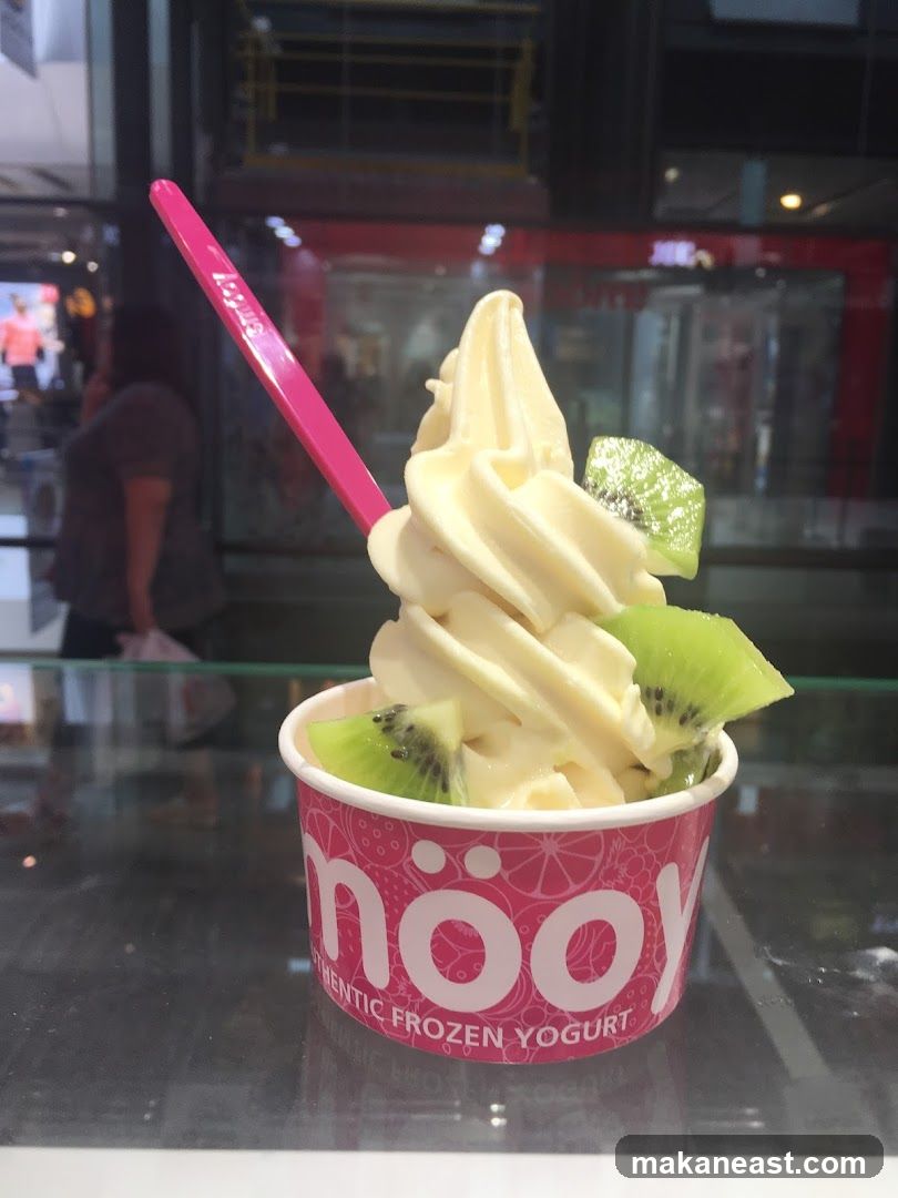Frozen Yogurt with Kiwi
