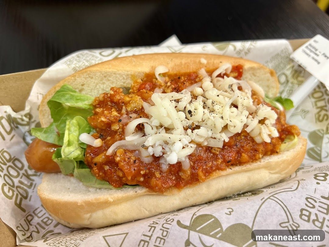 Hot Dog with Toppings