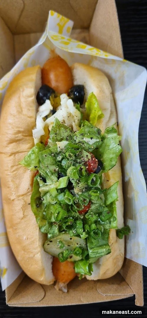 Hot Dog with Toppings