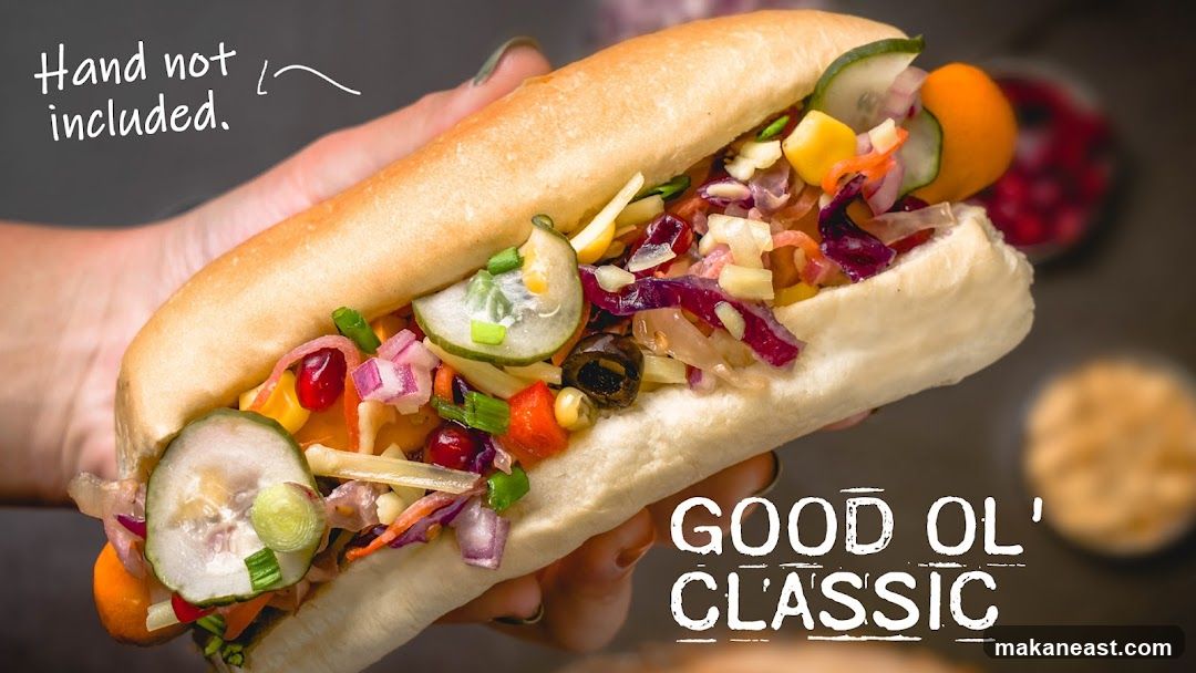 Hot Dog with Toppings