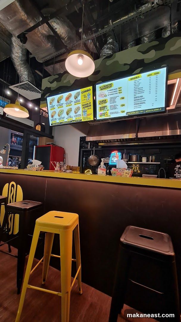 Restaurant Interior with Menu Boards