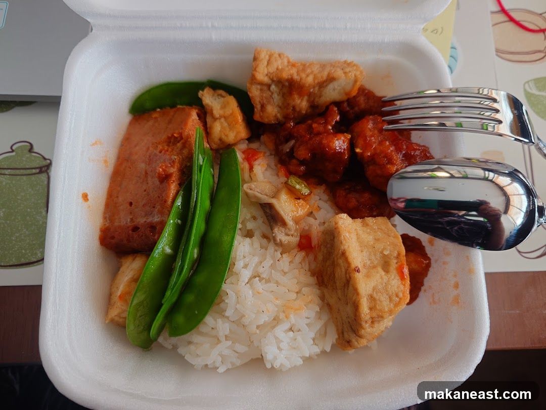Takeout Meal with Rice and Protein