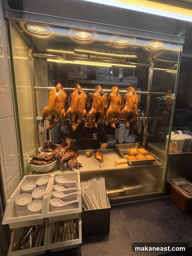 Roast Ducks Display