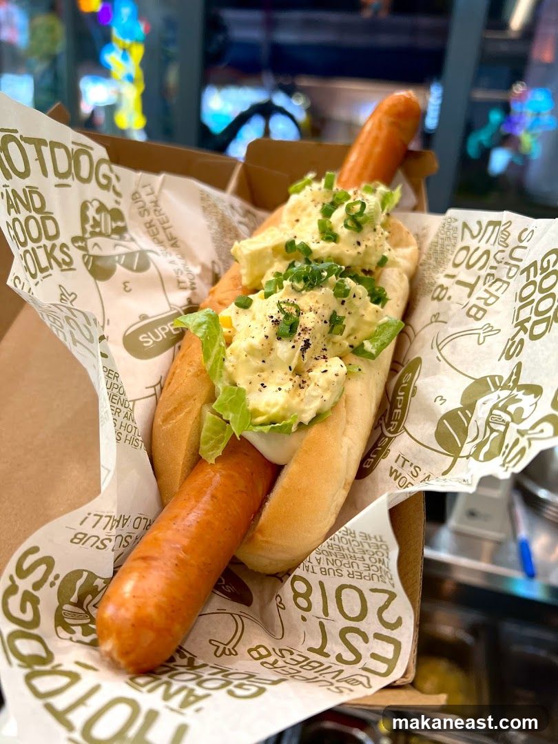 Hot Dog with Toppings