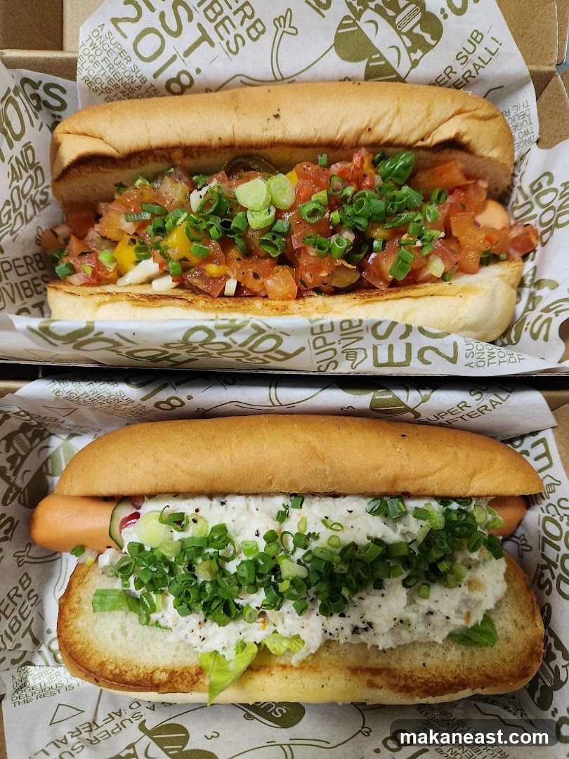 Two Hot Dogs