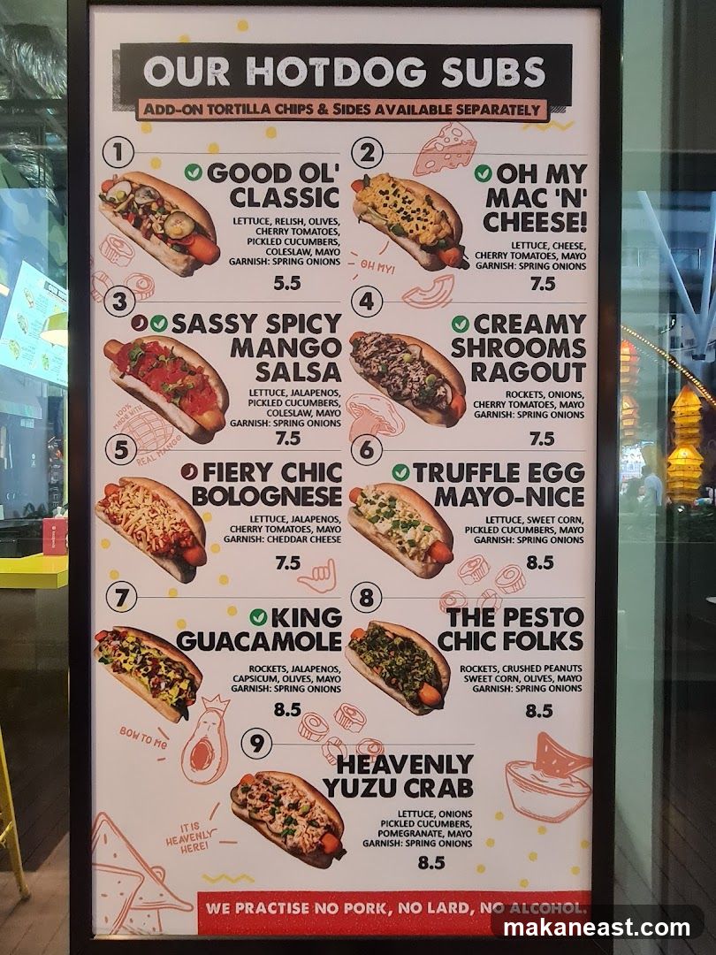 OUR HOTDOG SUBS