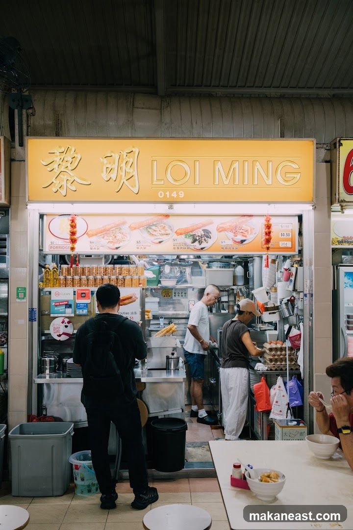 Food Stall with Customers