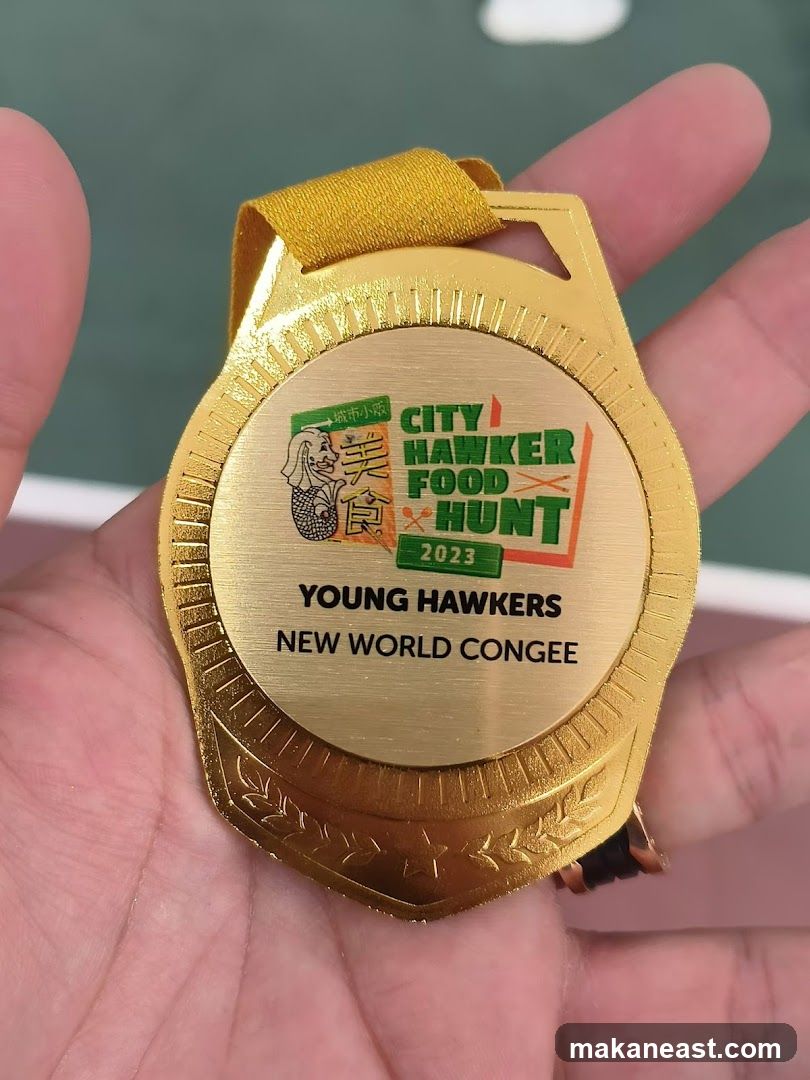 City Hawker Food Hunt Medal