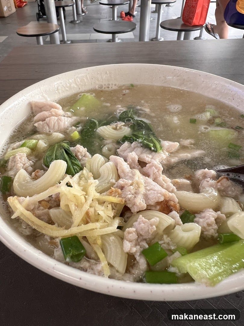 Minced Pork Noodle Soup