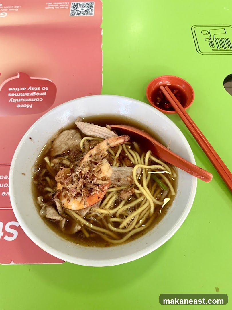 Noodle Soup with Shrimp and Pork