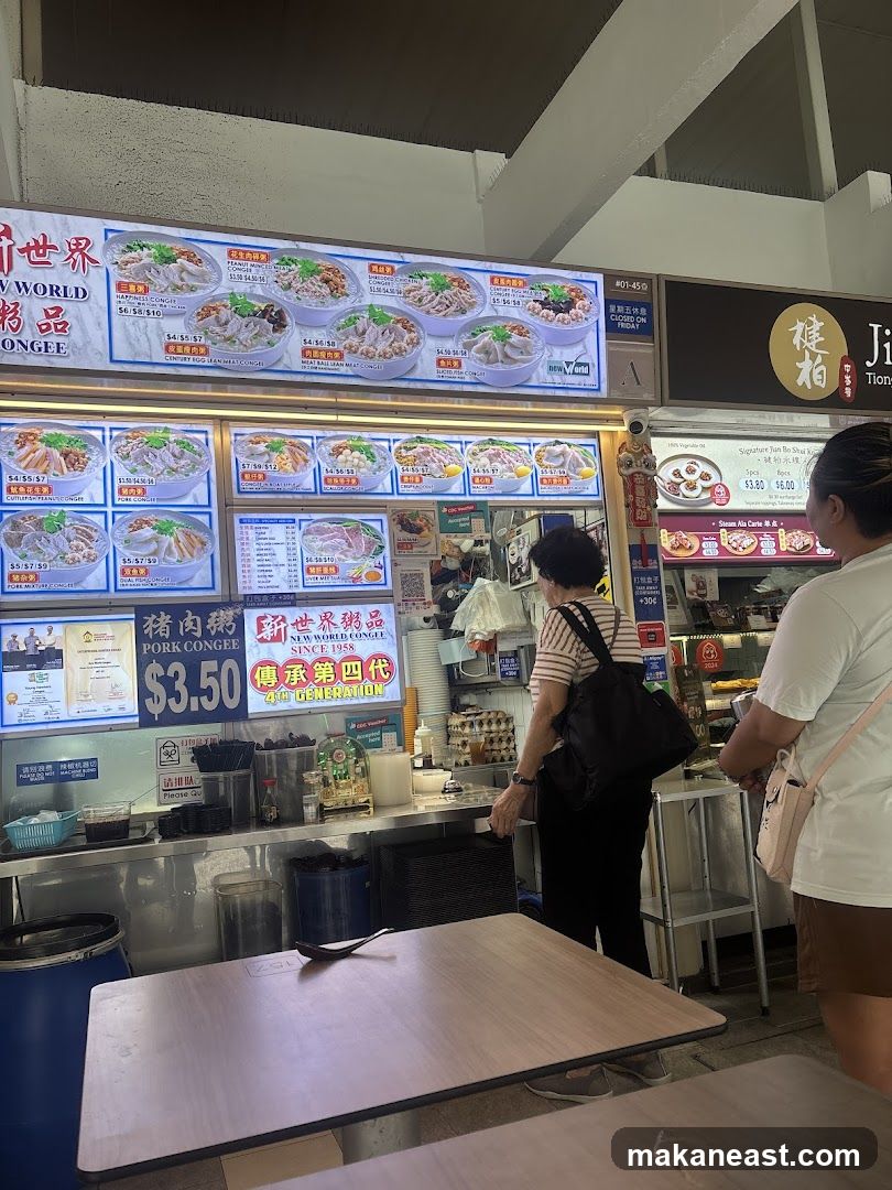 Food Stall Menu