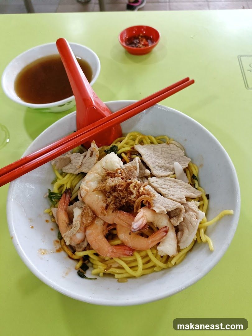 Noodles with Shrimp and Pork