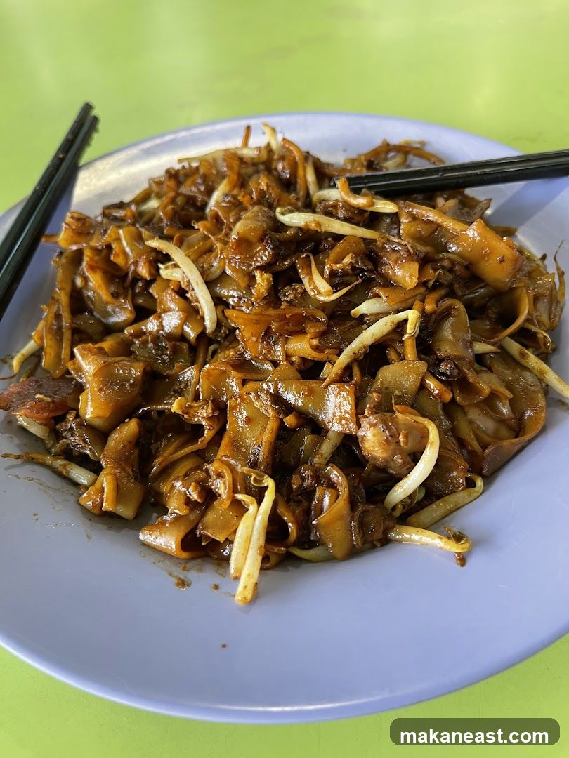 Plate of Char Kway Teow