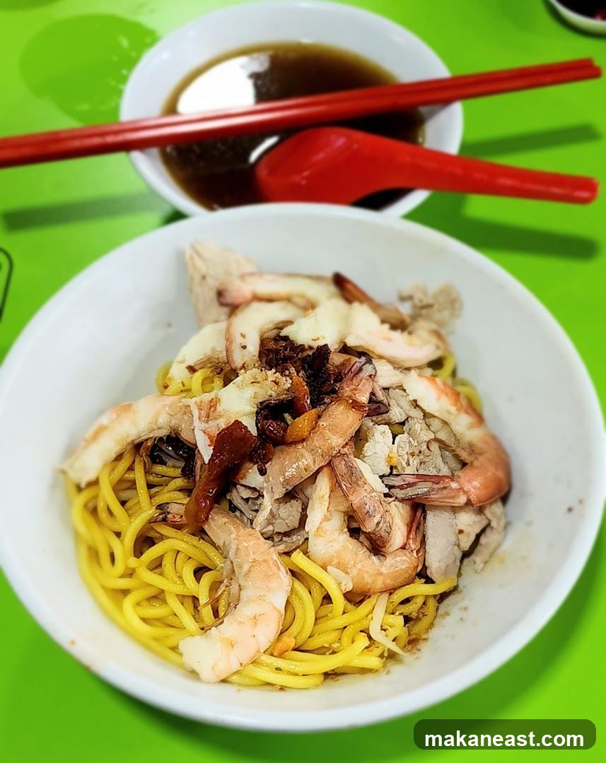 Noodles with Shrimp and Pork