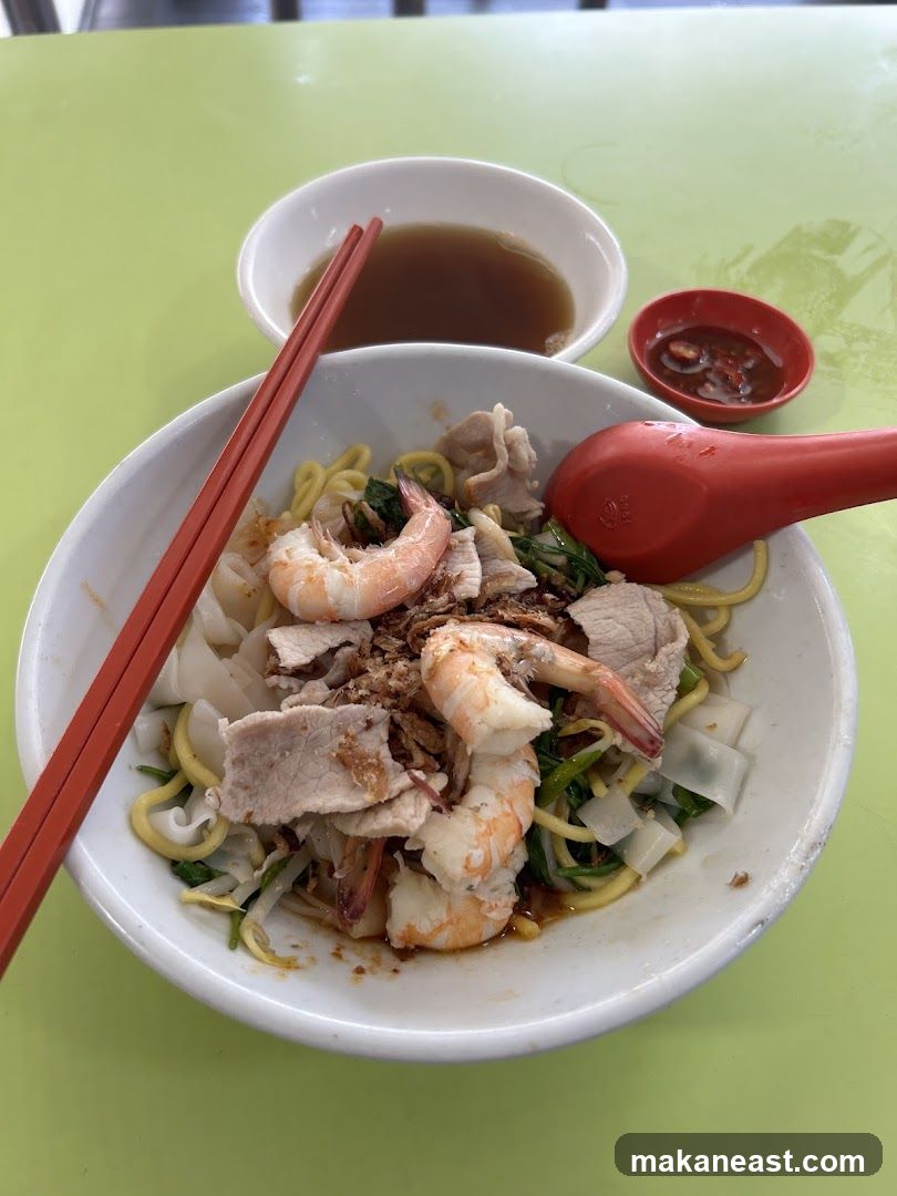 Noodles with Shrimp and Pork