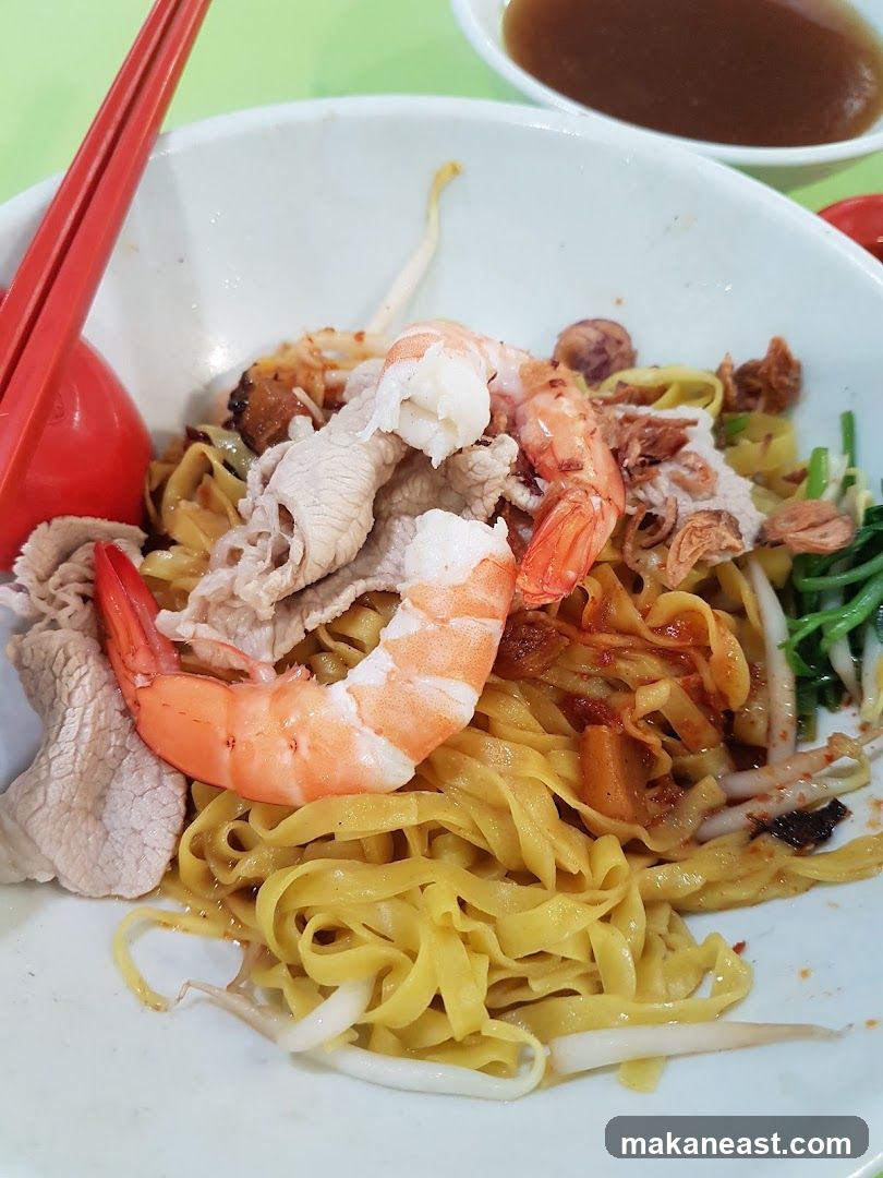 Noodle Dish with Shrimp and Pork