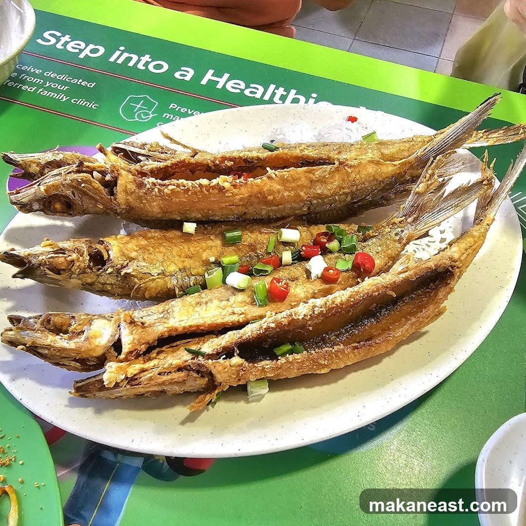 Fried Fish with Garnish