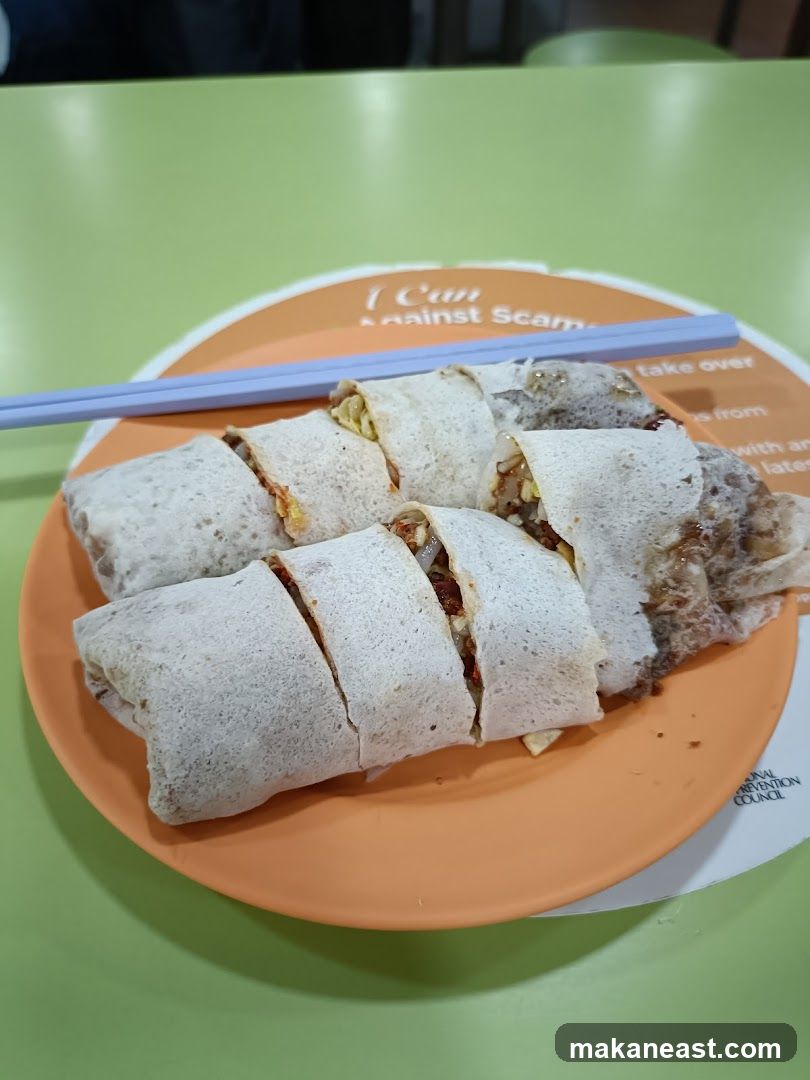 Spring Rolls on a Plate