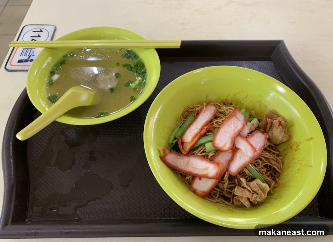 Noodles with Char Siu and Wonton Soup