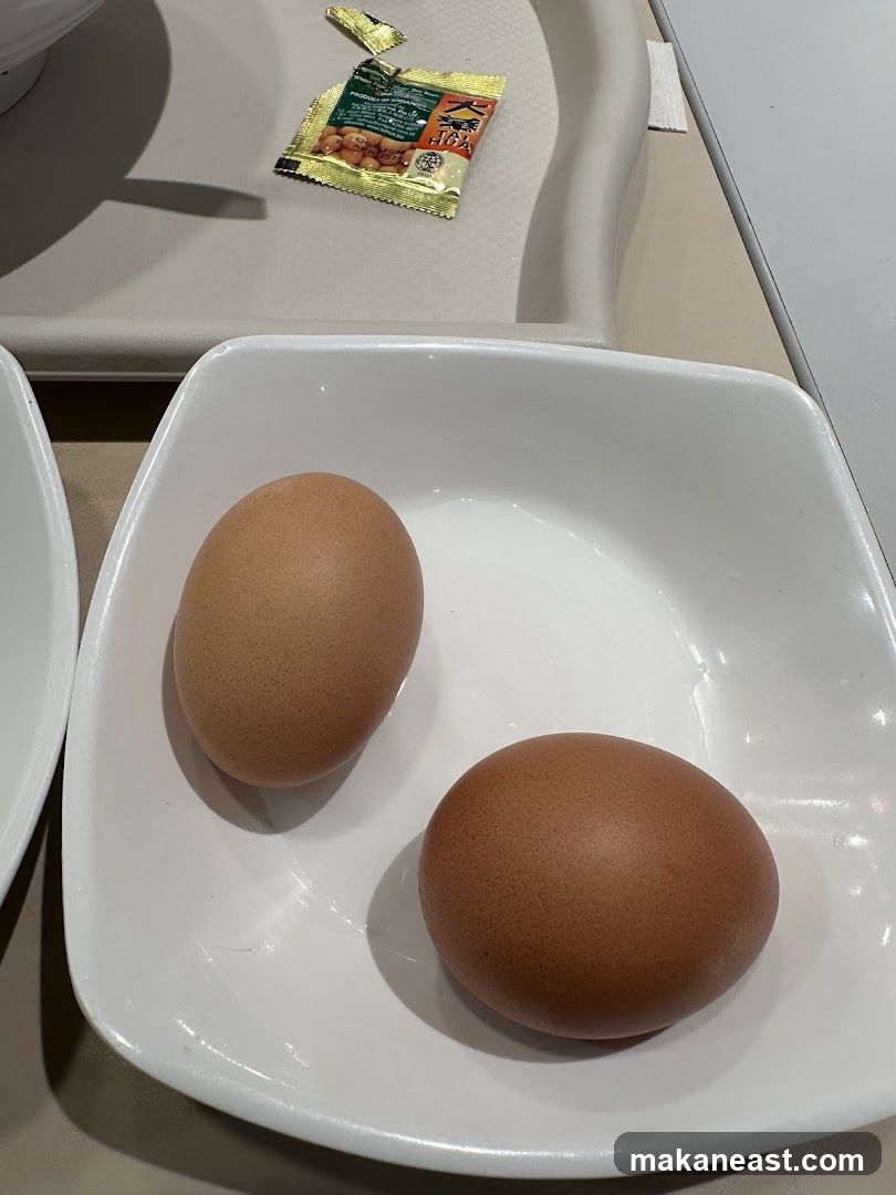 Two Eggs and a Packet of Peanuts