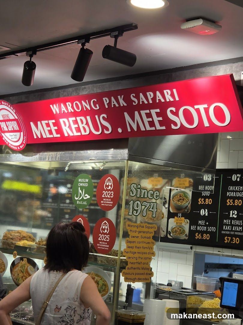 Warong Pak Sapari Menu
