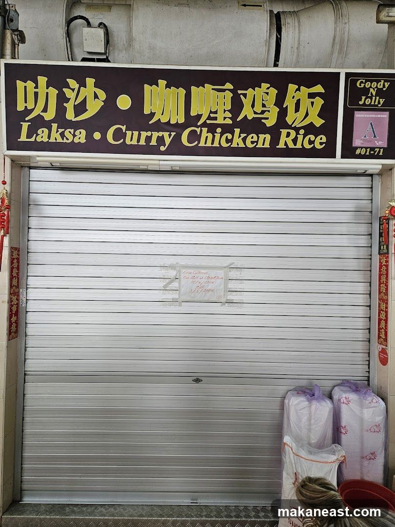 Laksa curry chicken rice