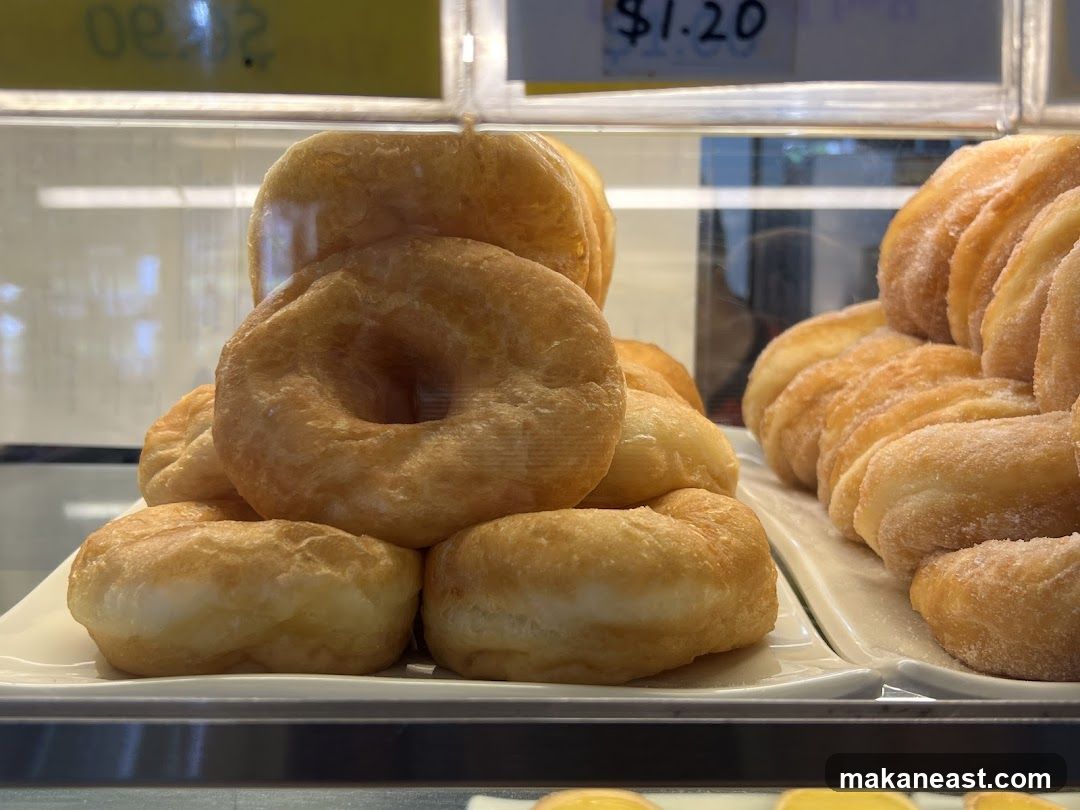 Donuts in a Display Case