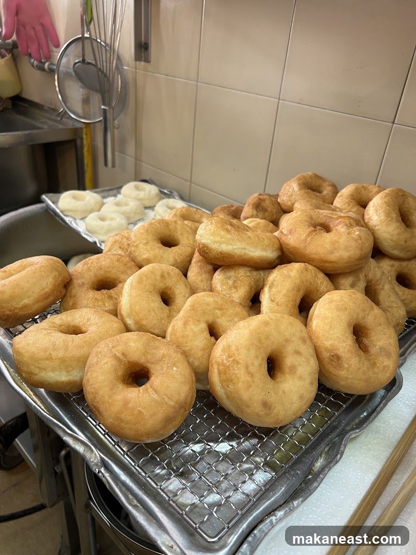 Freshly Fried Doughnuts