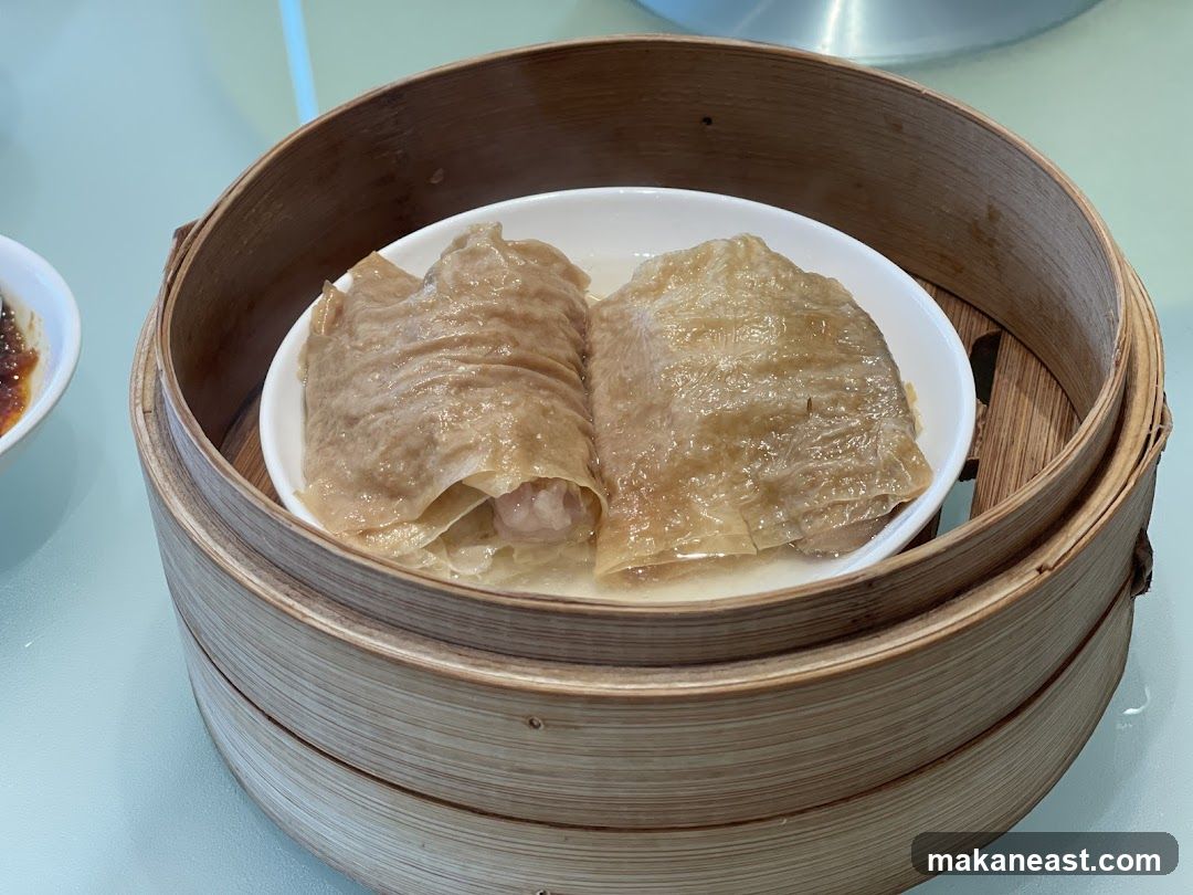 Steamed Tofu Skin Rolls
