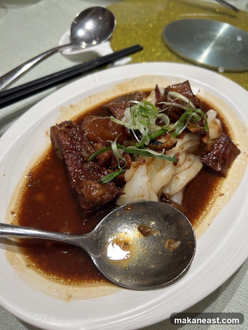 Braised Pork Belly with Noodles