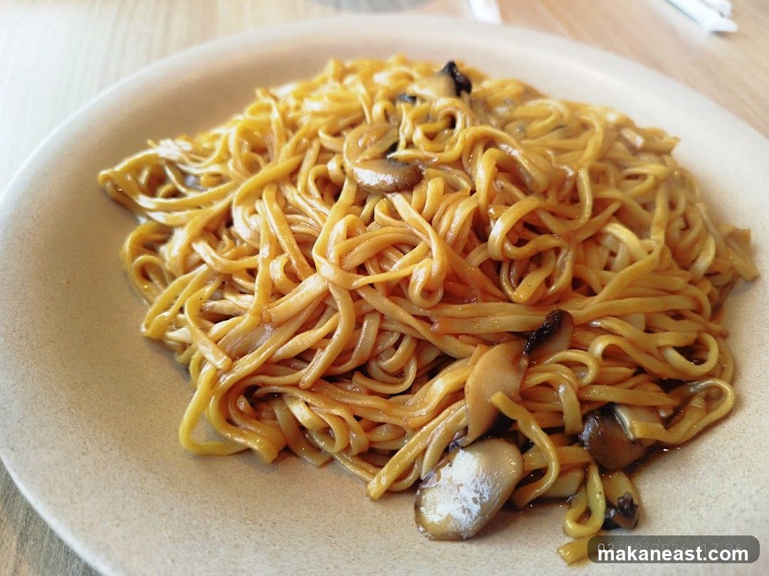Noodles with Mushrooms