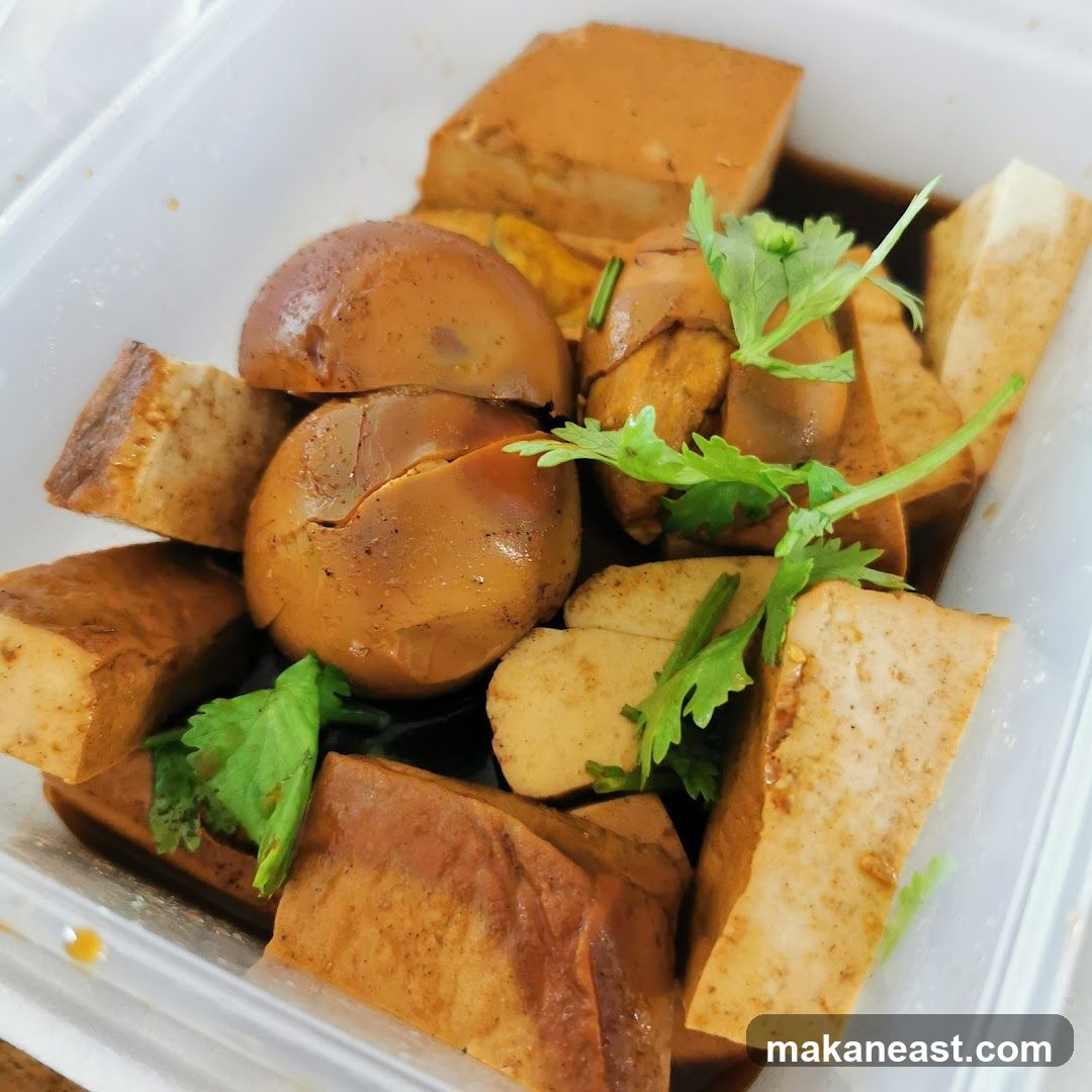 Braised Eggs and Tofu