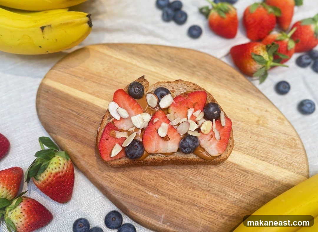 Toast with Fruit and Nuts