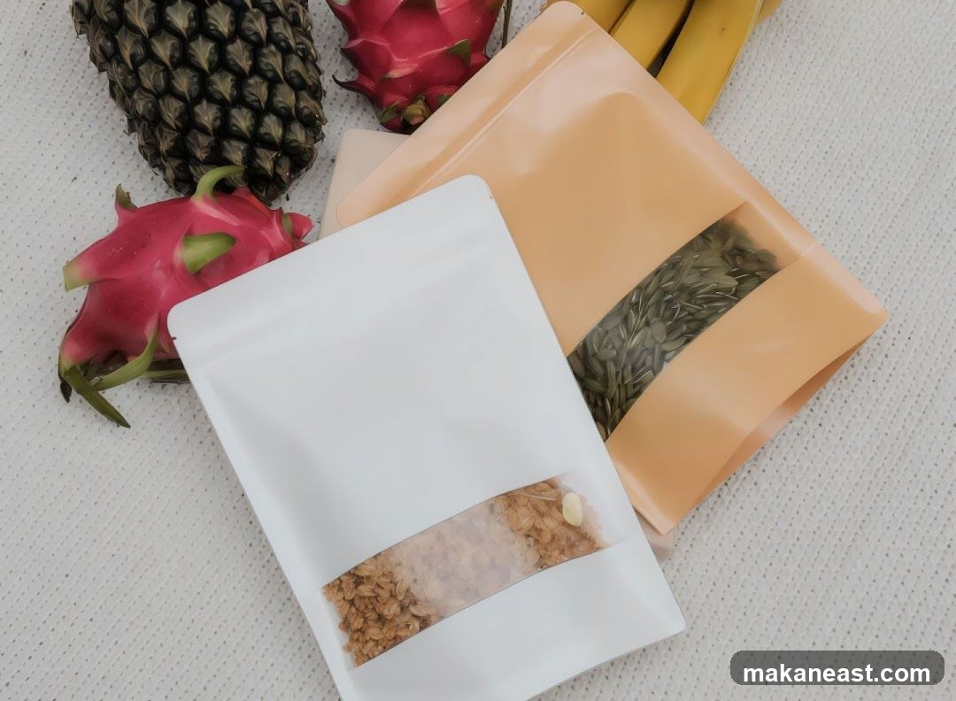 Snack Packaging with Fruit