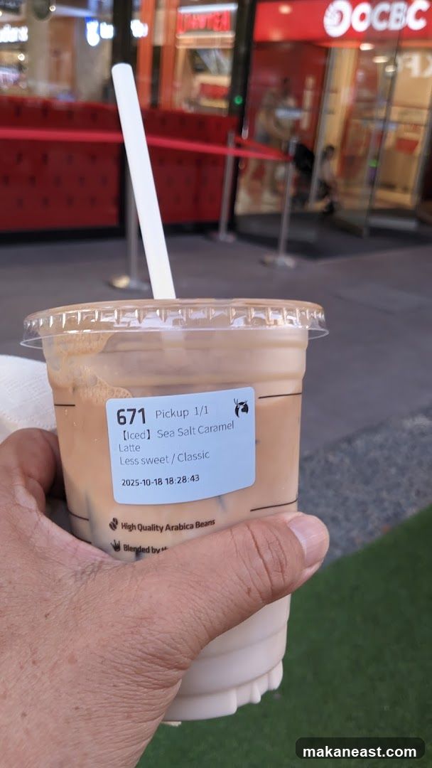 Iced Sea Salt Caramel Latte