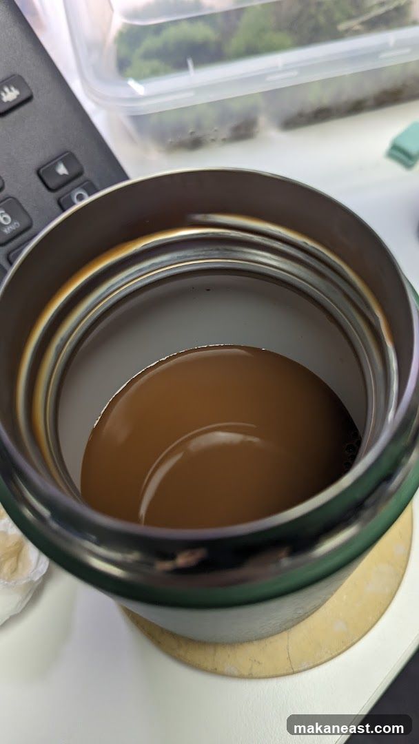 Coffee in a Travel Mug