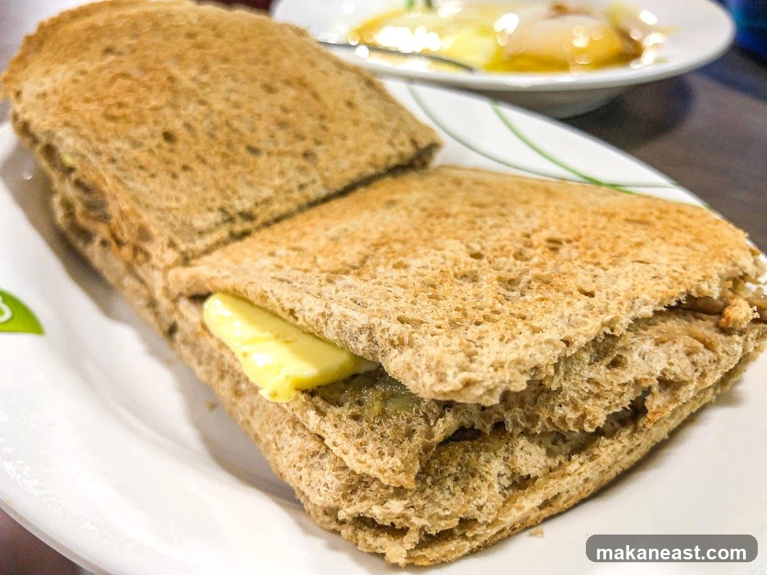 Toast with Butter and Kaya