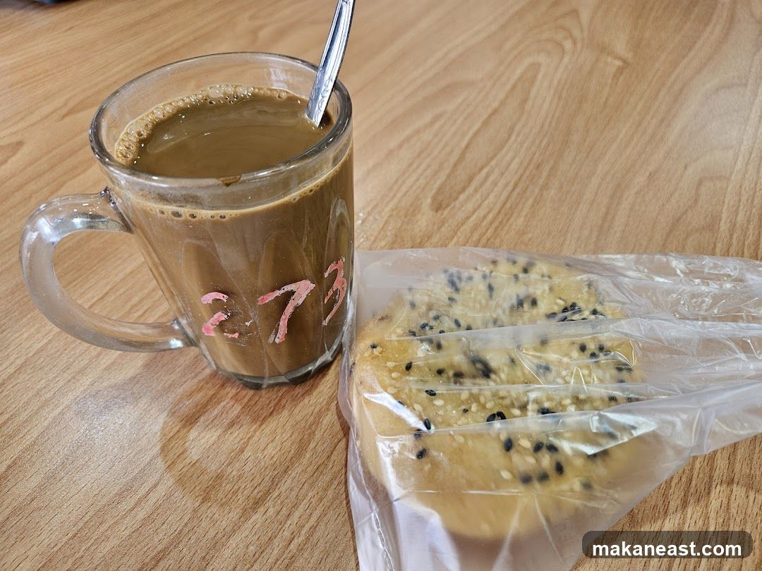 Coffee and Sesame Bun