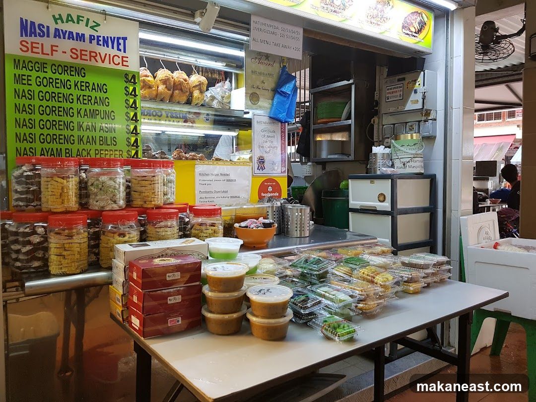 Hafiz Nasi Ayam Penyet Self-Service Menu