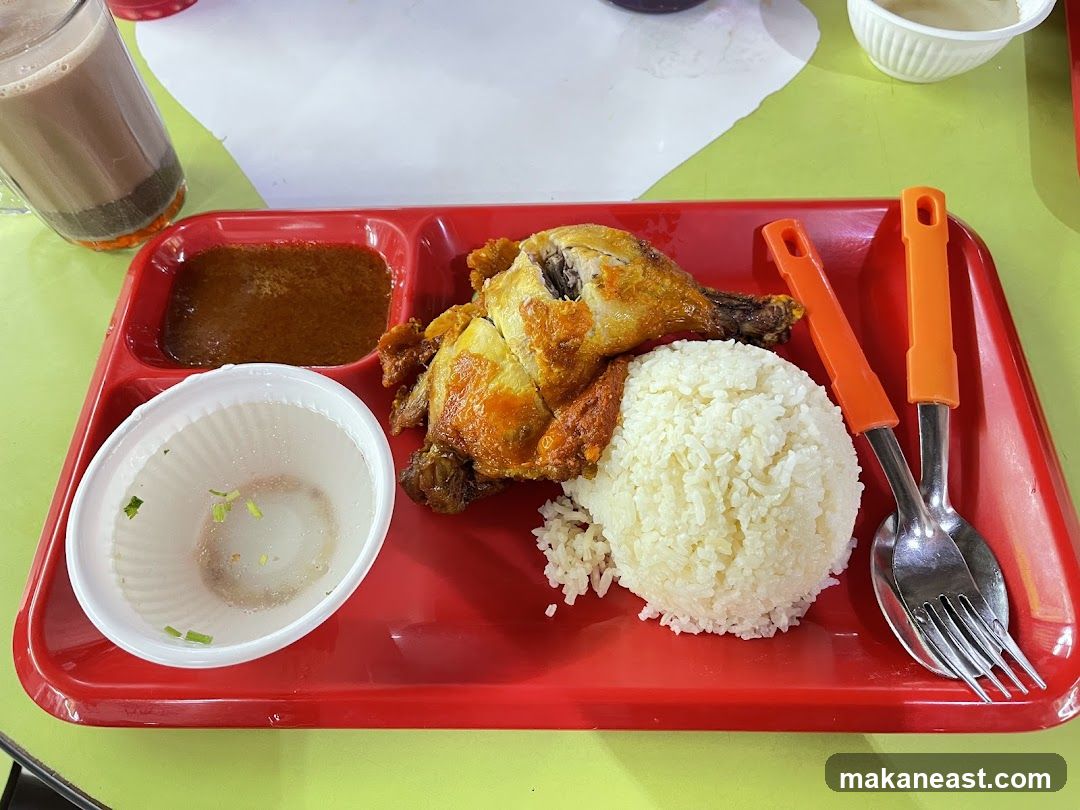 Roasted Chicken Rice Set