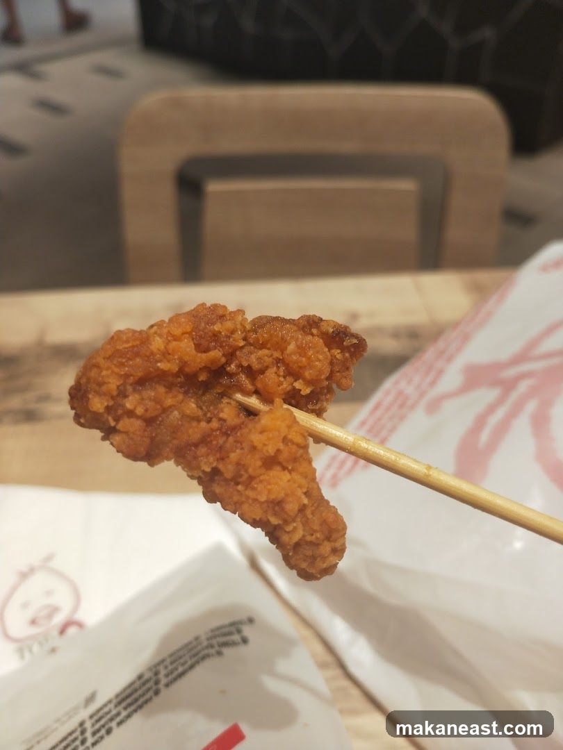 Fried Chicken Wing on a Skewer