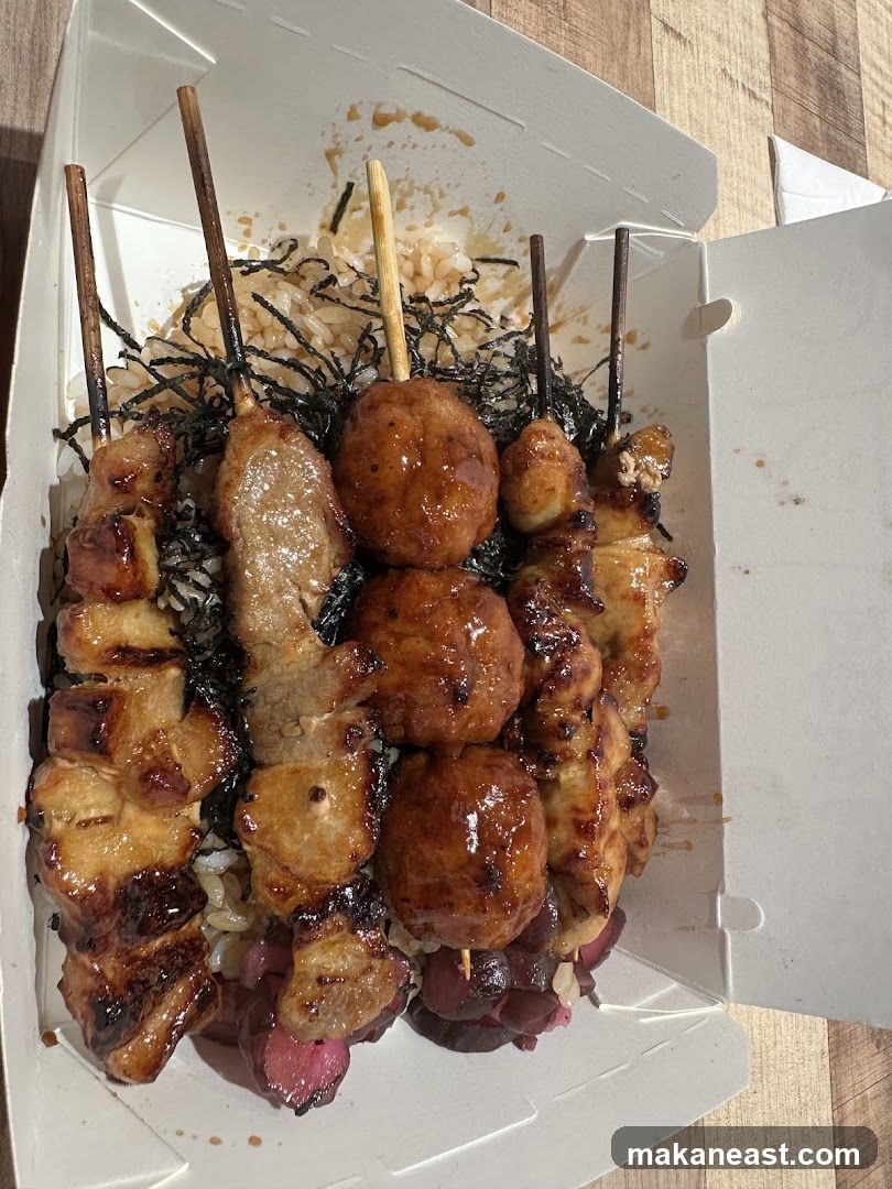 Skewers with Rice