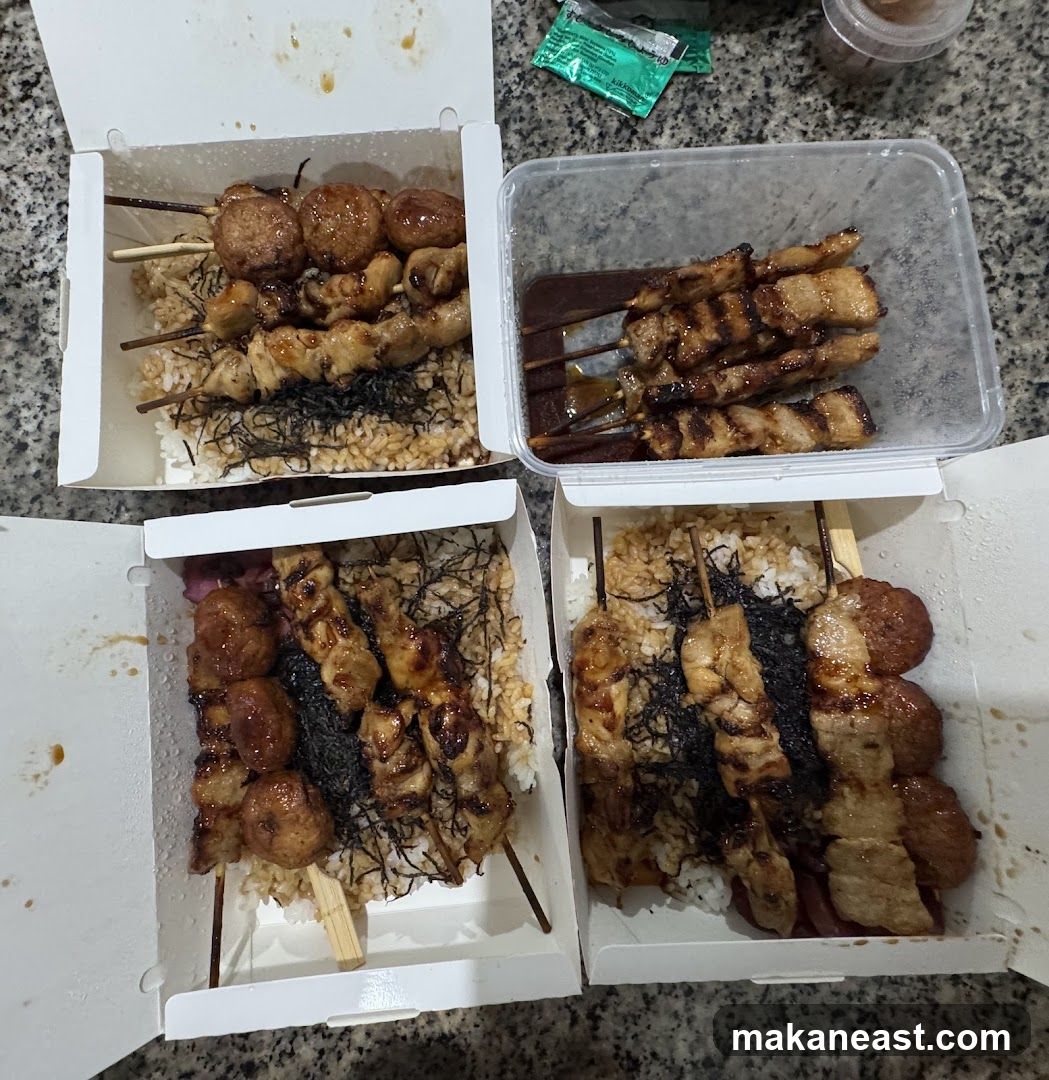 Skewers with Rice