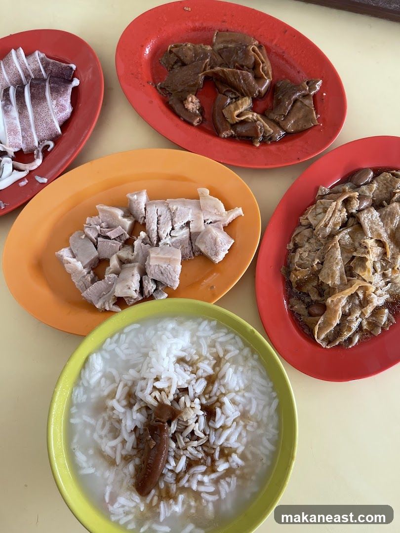 Congee with Side Dishes