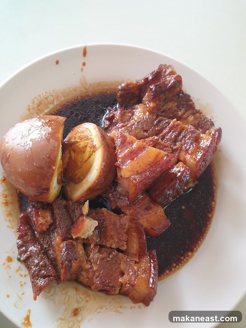 Braised Pork Belly and Eggs